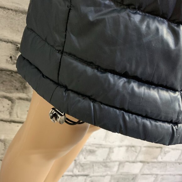 Lululemon Down Puffer Coat Liner 4 Black Hooded Athleisure Long Jacket - Picture 5 of 16